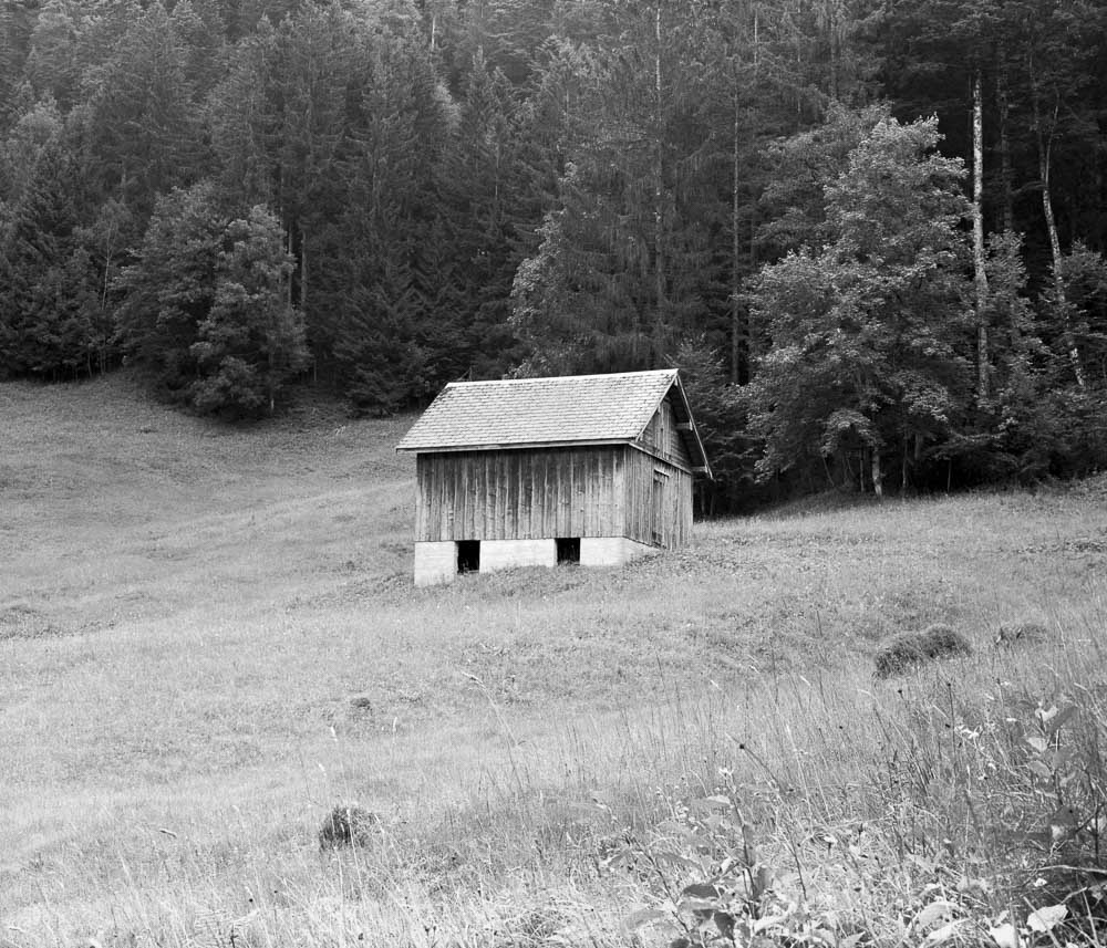 Shed in the alps